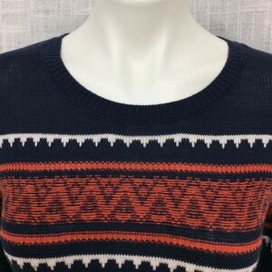 Mossimo Supply Co Red & Blue Medium Sweater